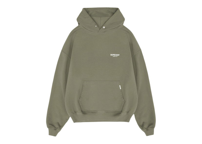 Суитчър Represent Clo Represent Owners Club Hoodie Olive Зелено | MH4004-07