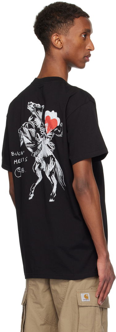Тениска Carhartt WIP Black Pepe B.H.C Graphic T-Shirt Черно | I033984, 2