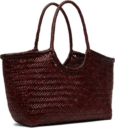 Голяма пазарска чанта Dragon Diffusion Dragon Diffusion Nantucket Big Woven Tote Bag Бургунди | 8822, 1