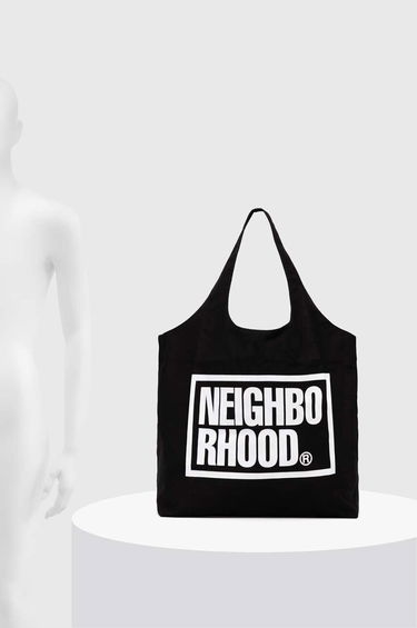 Голяма пазарска чанта Neighborhood NEIGHBORHOOD ID Tote Bag-L Черно | 241MYNH.CG02, 5