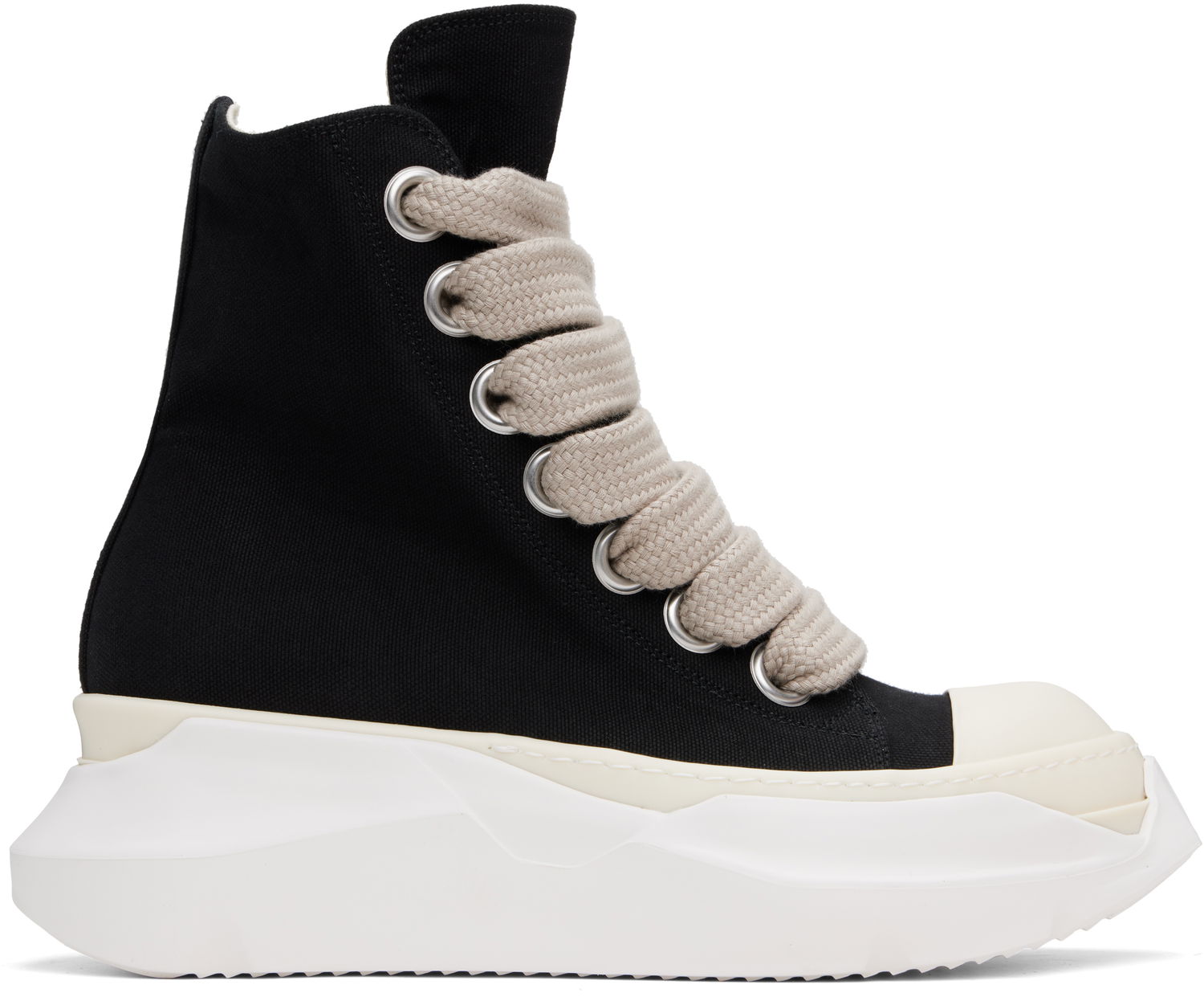 Кецове и обувки Rick Owens Rick Owens DRKSHDW Hollywood Jumbo Laces Abstract Черно | DU01E3844 CVSW2, 0