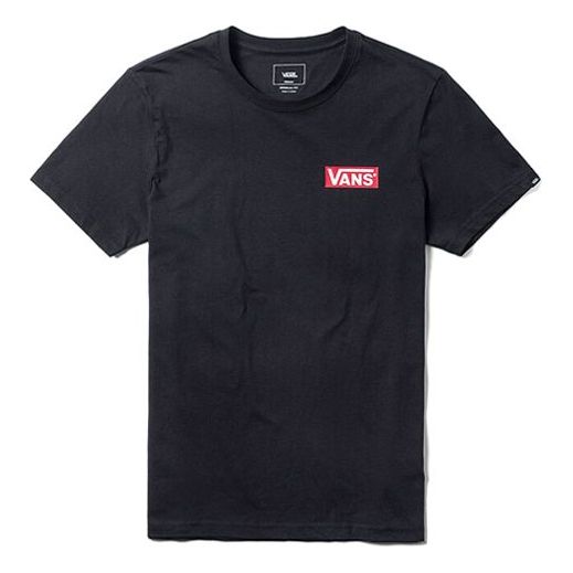 Тениска Vans Short Sleeve T-Shirt With Logo Print Черно | VN0A3TWZBLK