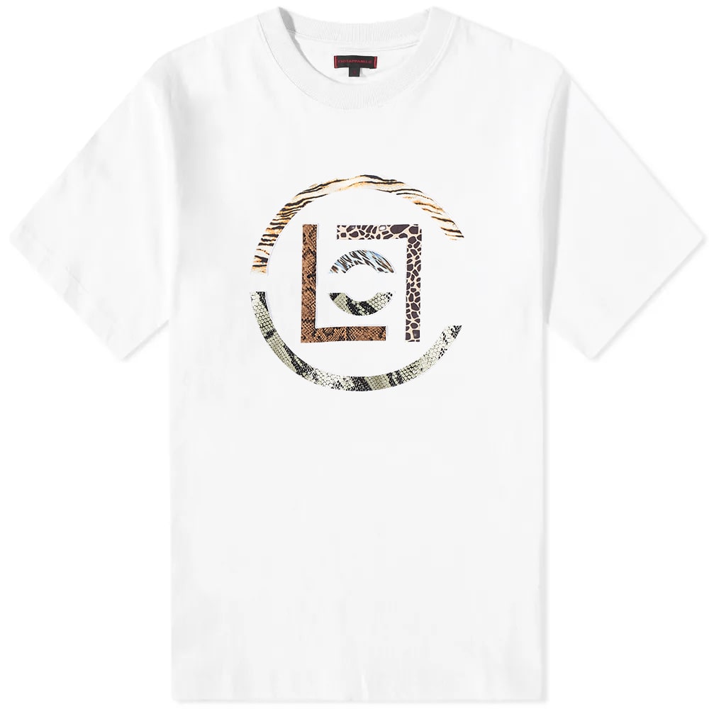 Тениска CLOT Patchwork Logo Tee Бяло | CLTE22F10001-WHT, 0
