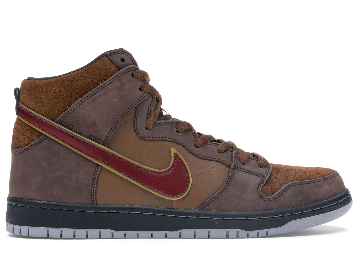 Кецове и обувки Nike SB SB Dunk High SPoT Cigar City Кафяво | 313171-262, 0