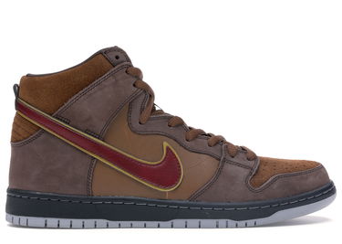 Кецове и обувки Nike SB SB Dunk High SPoT Cigar City Кафяво | 313171-262, 0