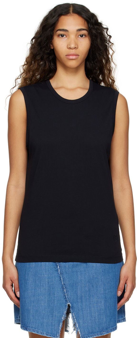 Потник Maison Margiela Sleeveless Crewneck Top Черно | S52NL0062 S24312, 0