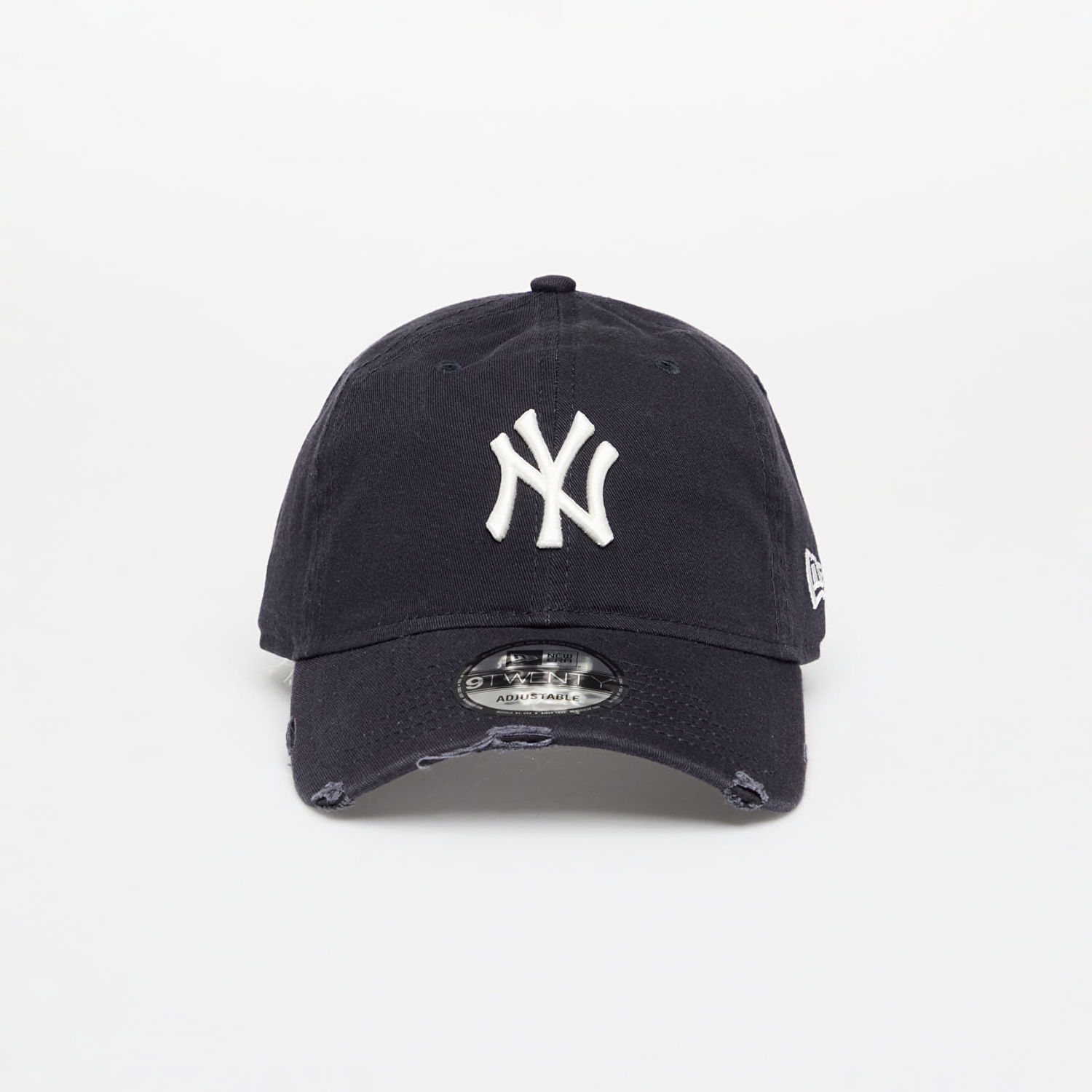 Шапка с козирка New Era Distressed 9TWENTY New York Yankees Baseball Cap Тъмно синьо | 60595226, 0
