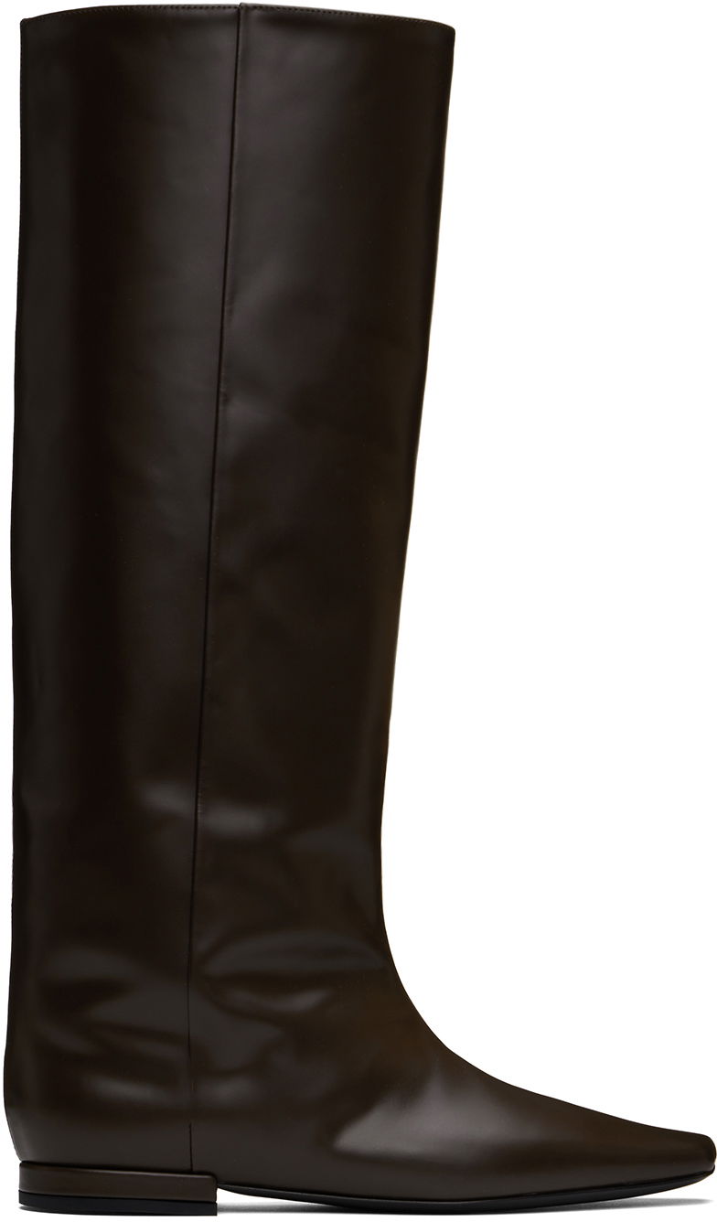 Облекло Loulou de Saison Loulou de Saison Lirone Tall Boots Кафяво | LIRONE, 0
