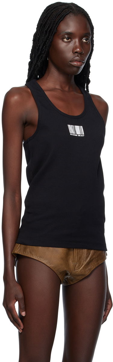 Потник VETEMENTS Barcode Graphic Tank Top Черно | VL18TR220B, 3