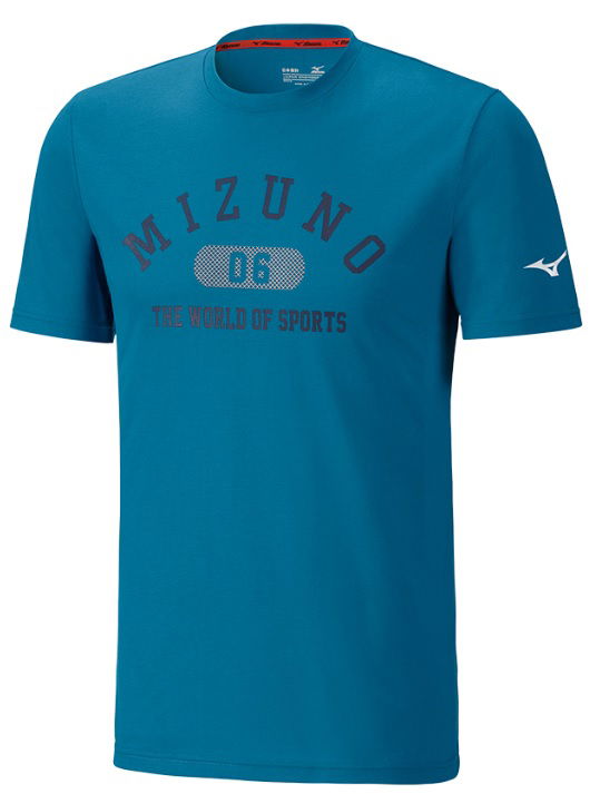 Тениска Mizuno T-Shirt Heritage 1906 Синьо | k2ga8501-12, 0
