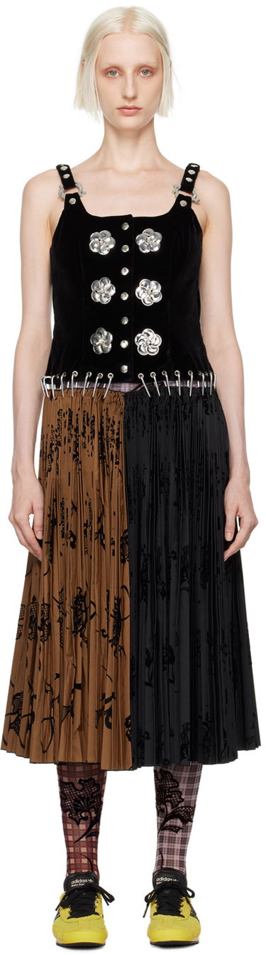 Pокля Chopova Lowena Chopova Lowena Margaret Carabiner Midi Dress Черно | 1246, 0