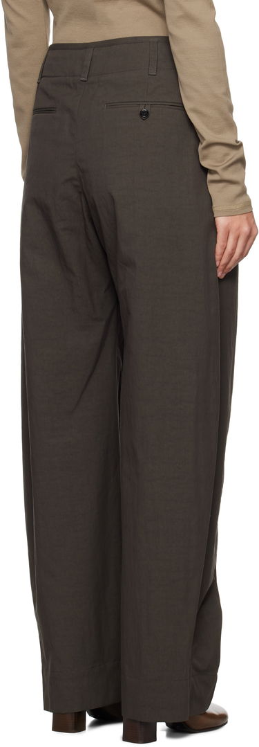 Панталони LEMAIRE Curved Volume Trousers Зелено | PA1165 LF1228, 2