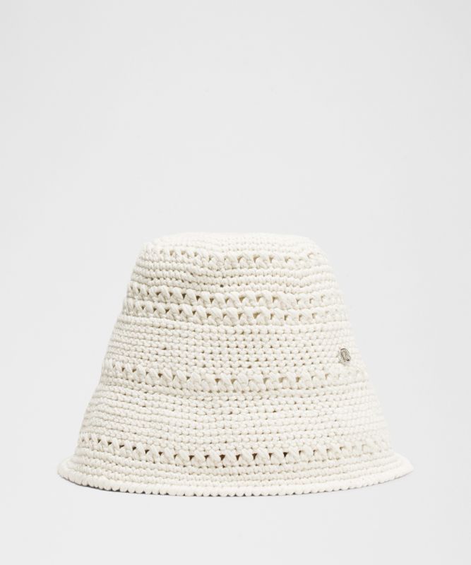 Шапка lululemon Crochet Bucket Hat M/L Бяло | prod20003711, 0