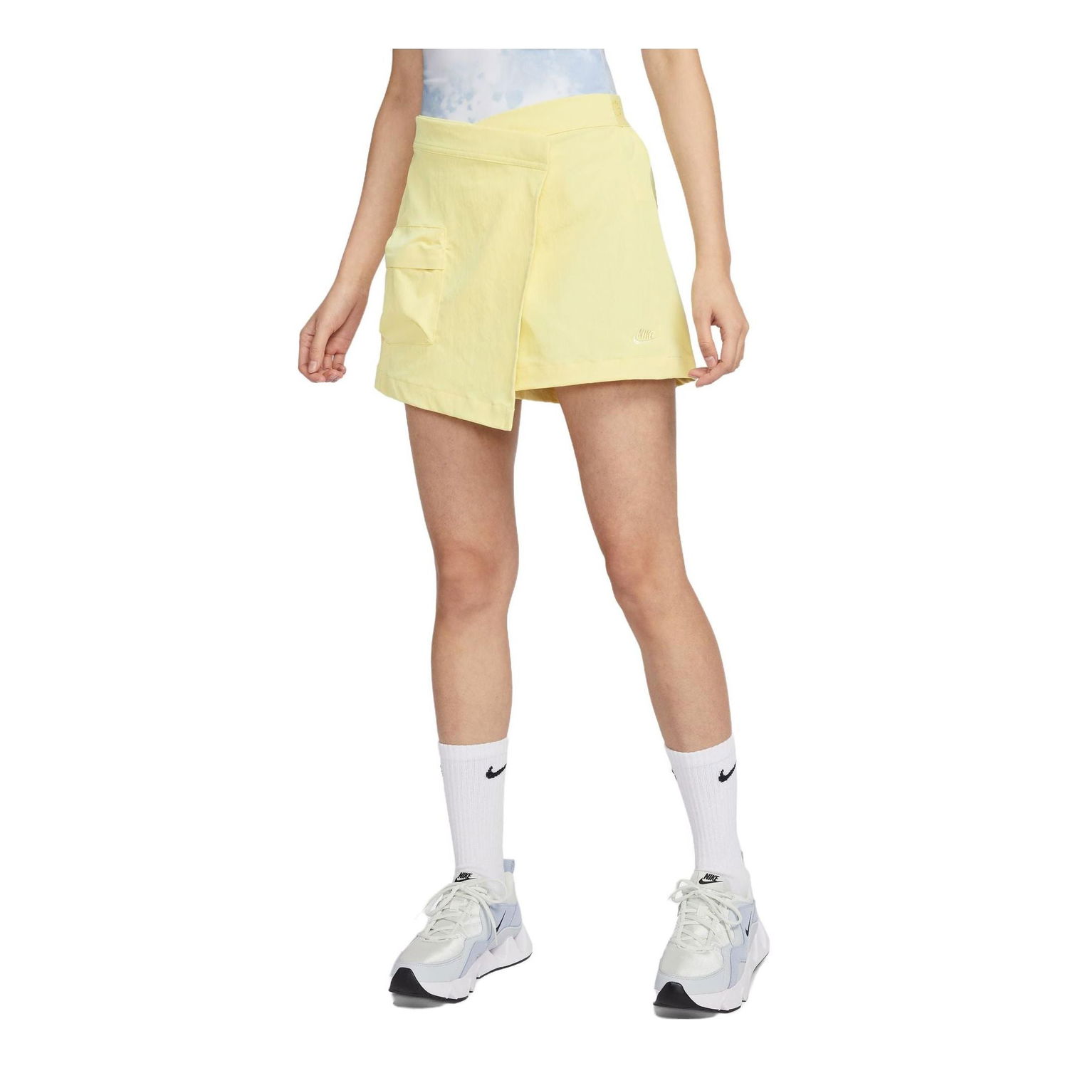 Пола Nike Sportswear Tech Pack High-Rise Skort Жълто | DV8492-706, 0