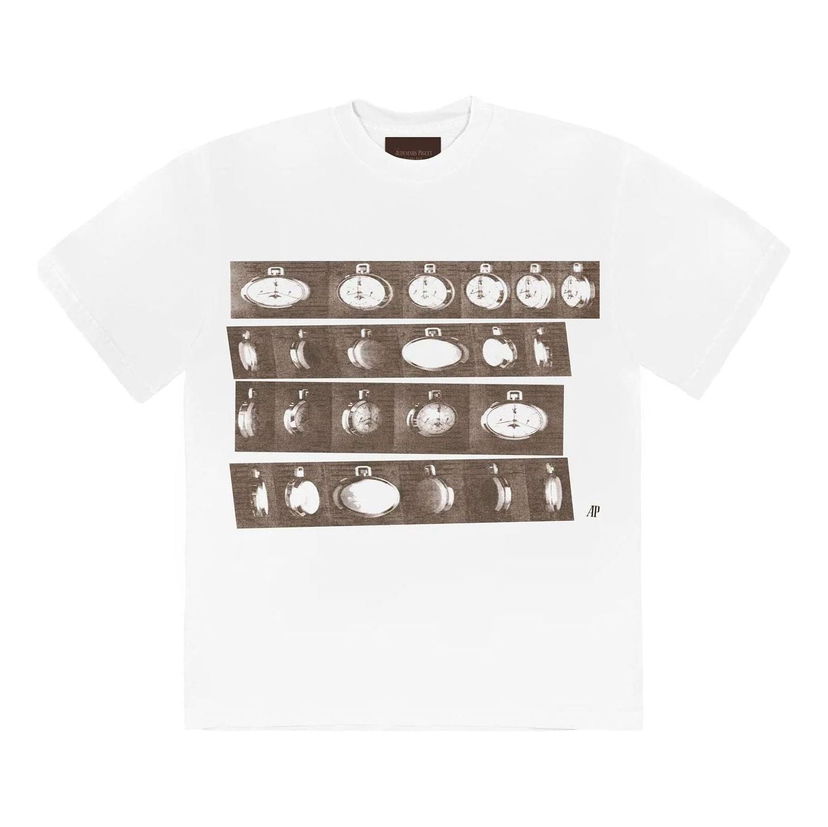 Тениска Cactus Jack by Travis Scott Travis Scott x Audemars Piguet Chronograph T-Shirt Бяло | CJAP-SS03
