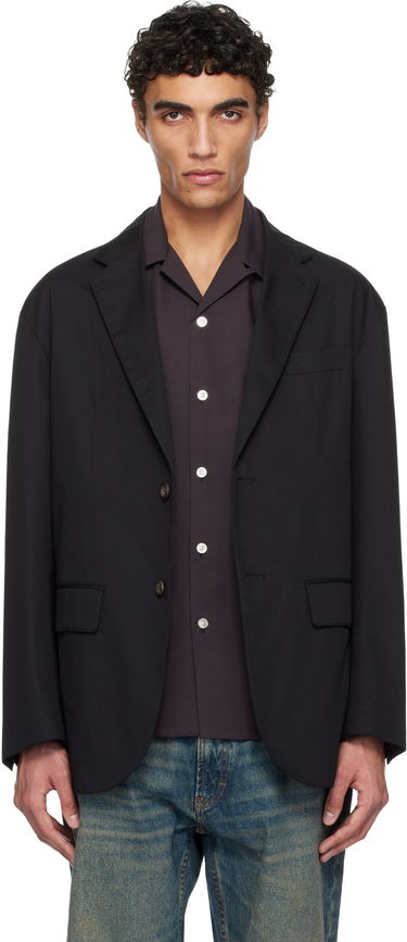 Яке WACKO MARIA WACKO MARIA Unconstructed Blazer Черно | 25SSE-WMO-JK01, 0