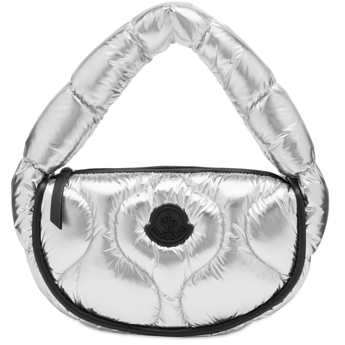 Дамска чанта Moncler Delilah Metallic Hobo Bag Silver Металик | 5C000-03-M3529-M93, 0