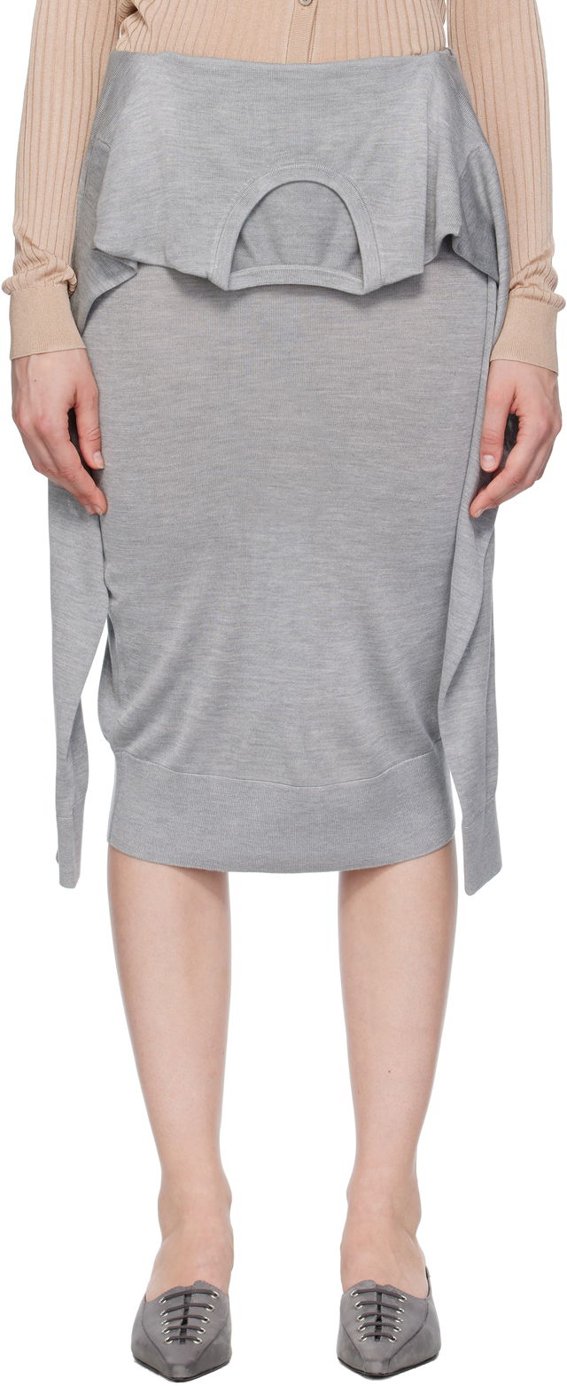 Acne Studios Layered Midi Skirt