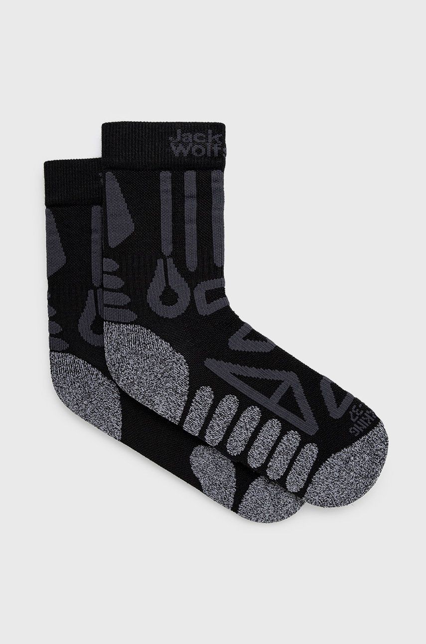 Чорапи Jack Wolfskin Trekking Pro Socks Черно | 1904292, 0