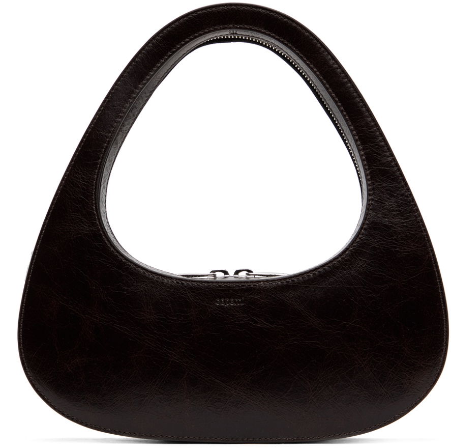 Дамска чанта Coperni Baguette Swipe Shoulder Bag Кафяво | COPBA04403, 0