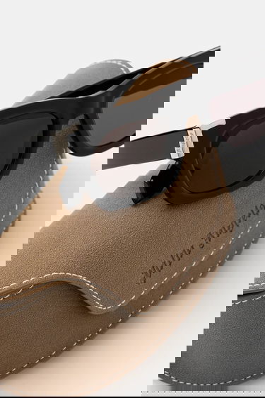 Слънчеви очила Palm Angels Rectangular Sunglasses with Silver-Tone Accents Черно | PERI101.491007, 2