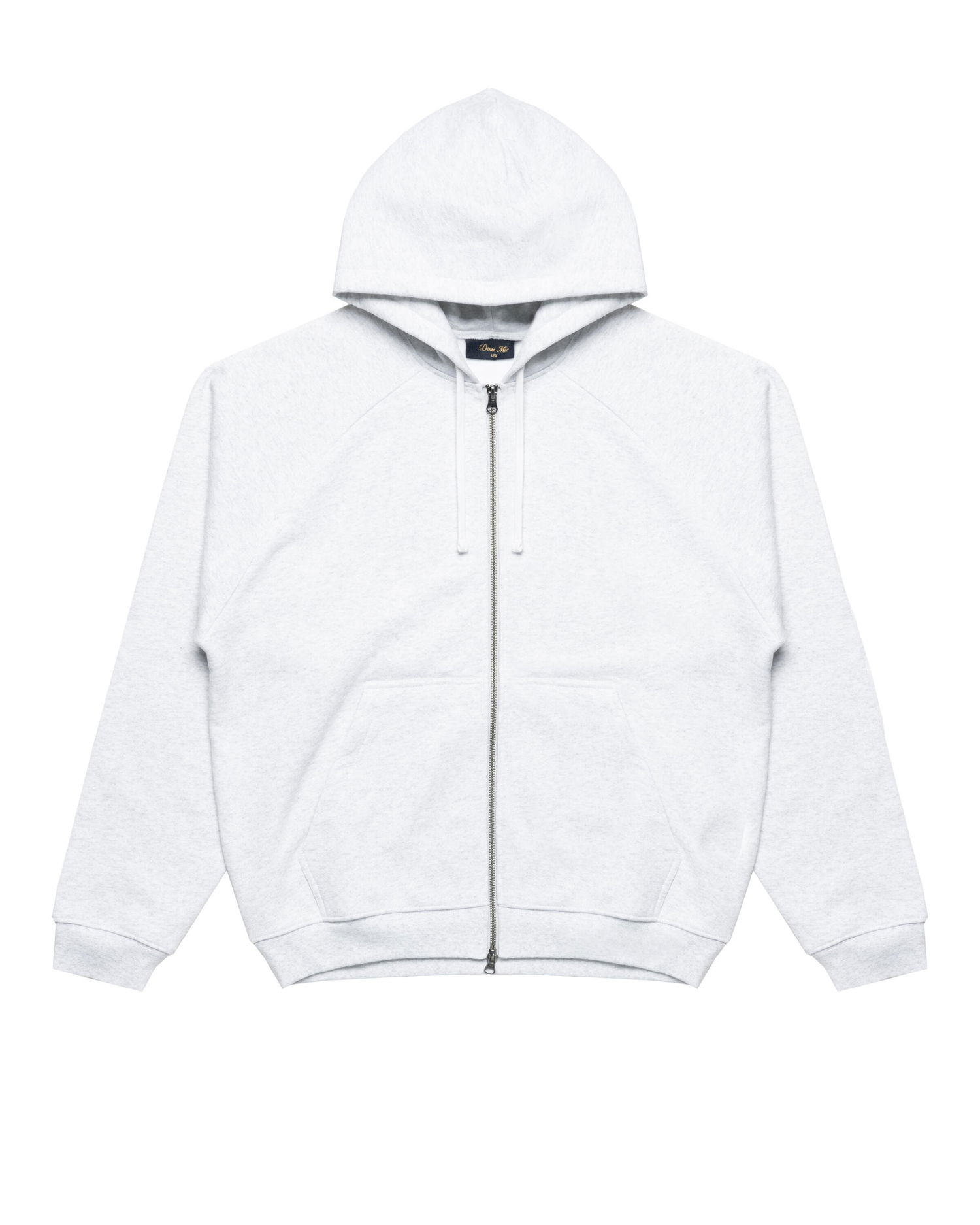 Суитчър Dime Cursive Small Logo Zip Hoodie Сиво | DIMEHO2558ASH, 0