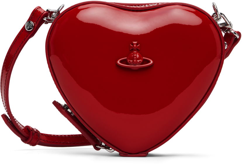 Дамска чанта Vivienne Westwood Vivienne Westwood Mini Heart Crossbody Bag Червено | 58020002W-L001O-