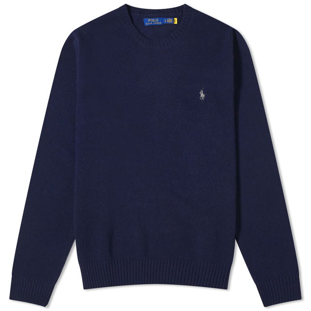 Wool Cashmere Crew Neck Jumper