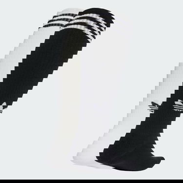 Чорапи adidas Performance 3-Stripes Knee Socks - 2 Pairs Черно | JV7413, 0