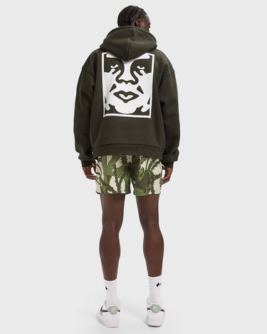 Суитчър OBEY Obey Bold Icon Extra Heavy Hoodie Зелено | 112470244-RSI, 2