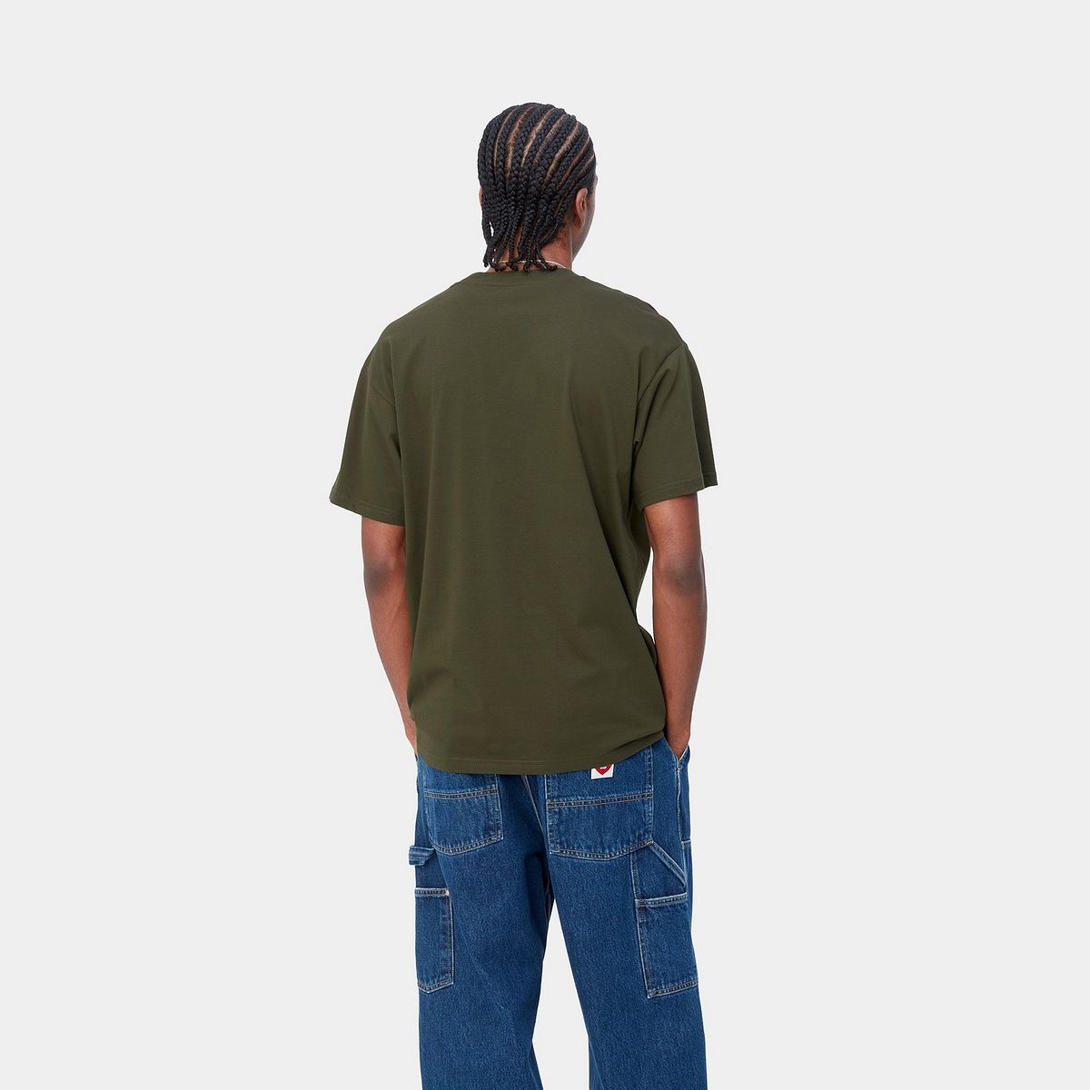 Тениска Carhartt WIP S/S Paisley Script T-Shirt Зелено | I032434_1NQ_XX, 1