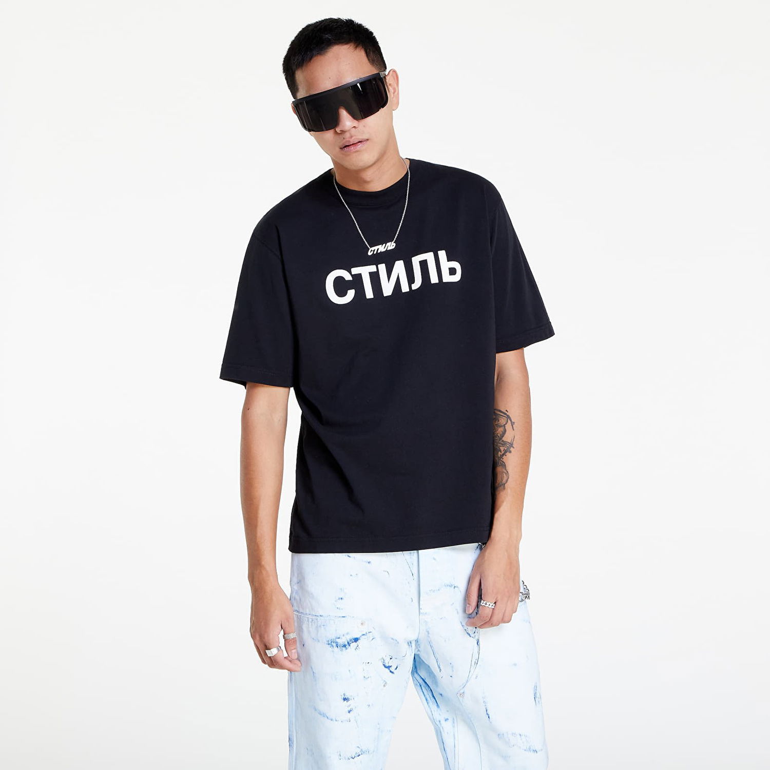 Тениска HERON PRESTON Ctnmb Tee Черно | HMAA032C99JER0021001, 0