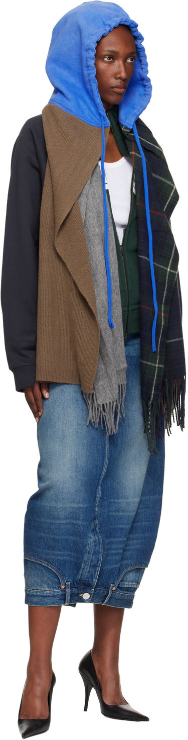 Шал Ottolinger Ottolinger Deconstructed Hoodie Scarf Синьо | 129-902828-02, 2