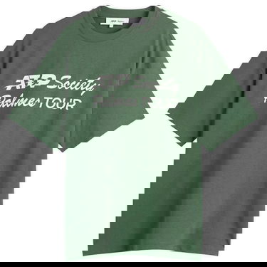 Тениска Palmes ATP Society Tour T-Shirt Зелено | P10-0075-777, 0