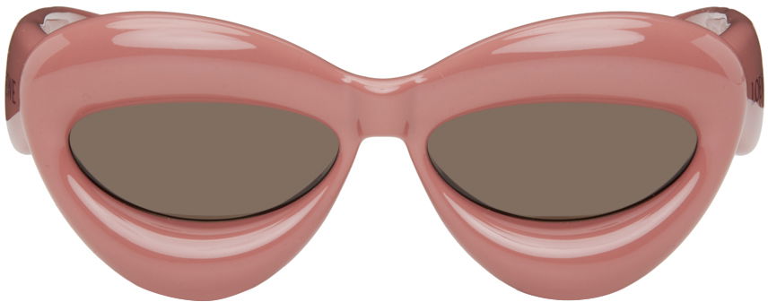 Слънчеви очила Loewe Pink Inflated Cat-Eye Sunglasses Розово | LW40097I 192337140112, 0