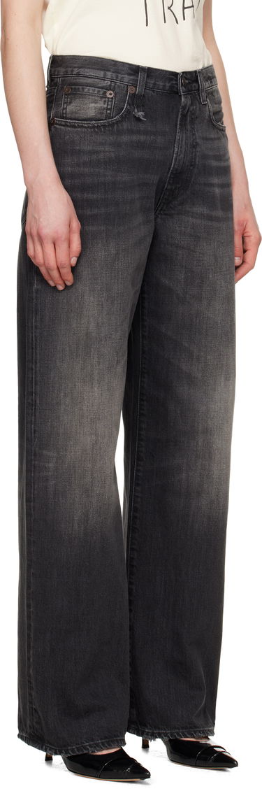 Дънки R13 R13 D'Arcy Loose Jeans Черно | R13WD038-D284A, 1