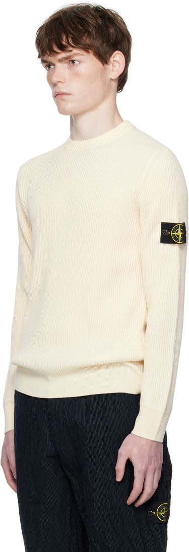 Пуловер Stone Island Stone Island Full Rib RWS Wool Sweater Жълто | K2S15 5100053 S00C2, 3