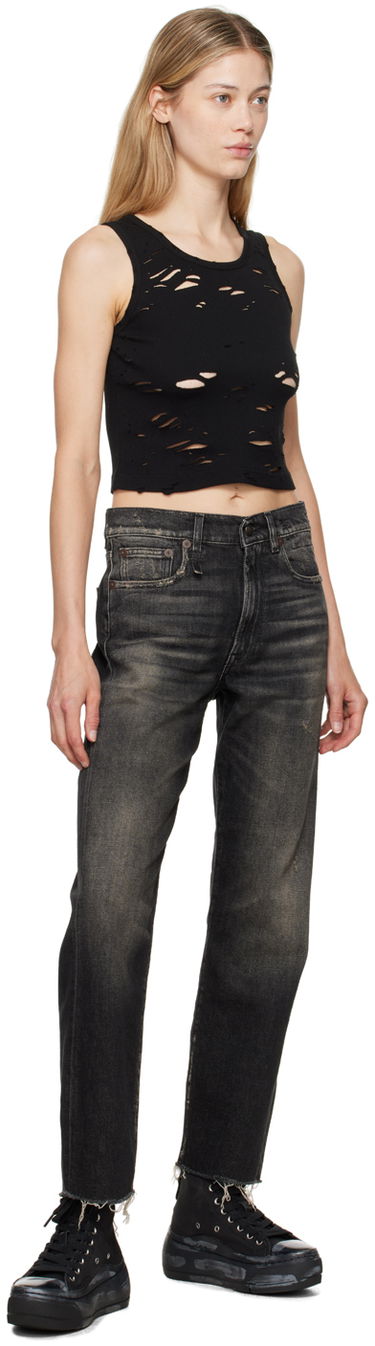 Дънки R13 R13 Stretch Boyfriend Jeans Черно | R13W5083-D152B, 3