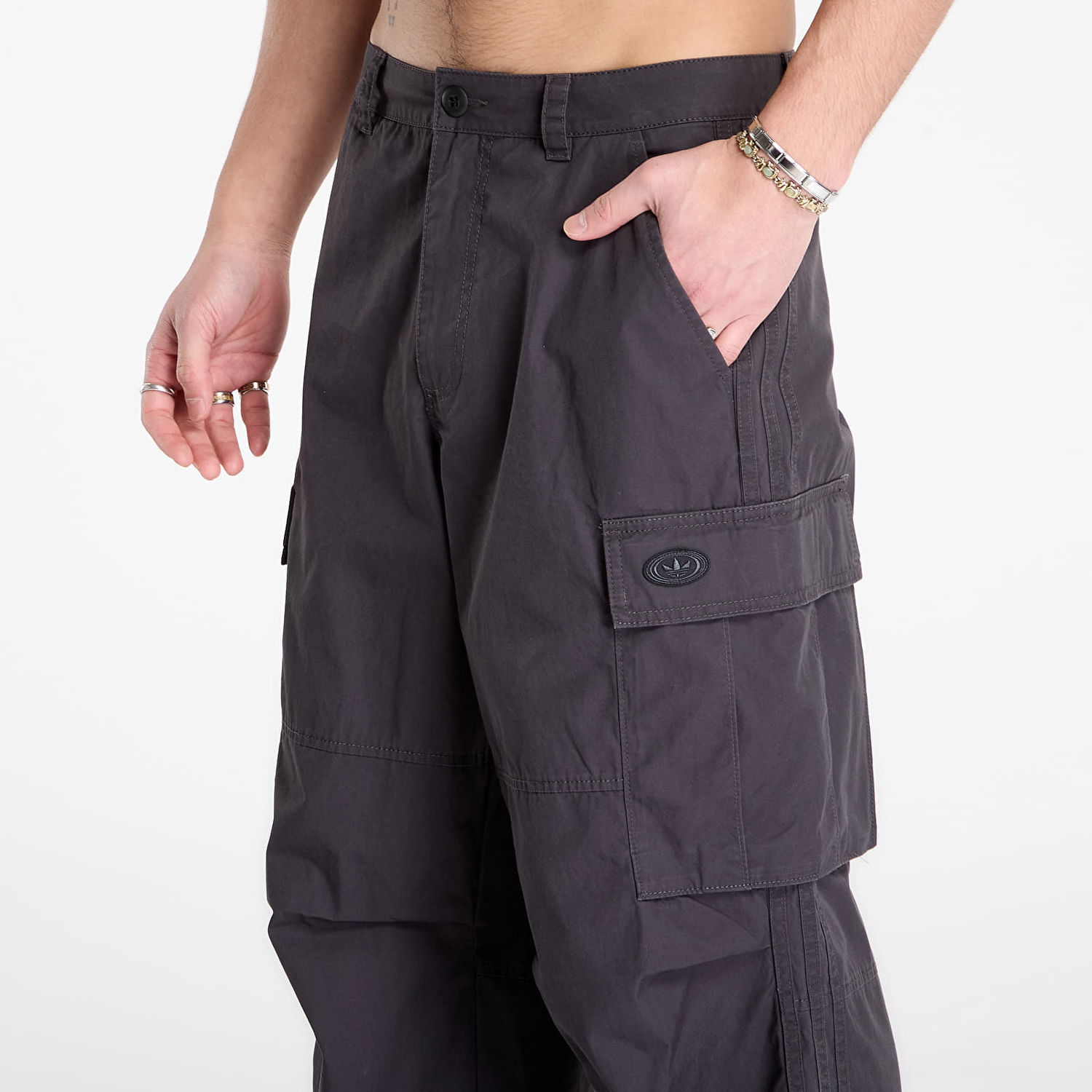 Карго панталони adidas Performance 90s ALTERNATIVE SPORT Washed Cargo Pants Сиво | KS6854, 1