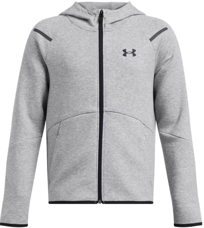 Суитчър Under Armour Unstoppable Fleece Full-Zip Hoodie Сиво | 1386687-011, 0
