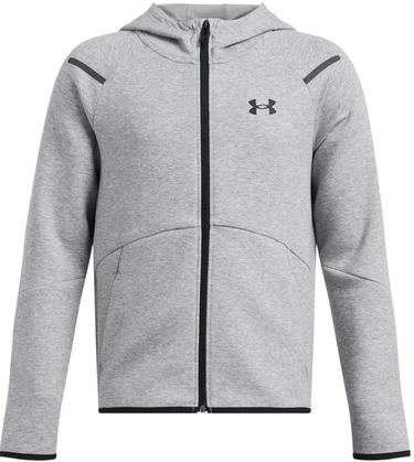 Суитчър Under Armour Unstoppable Fleece Full-Zip Hoodie Сиво | 1386687-011, 0