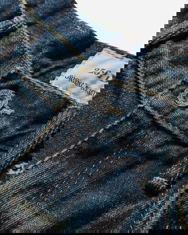 Дънки Neighborhood Savage Distressed Ripped Patched Denim Jeans Синьо | 252XBNH-PTM08 INDIGO, 3