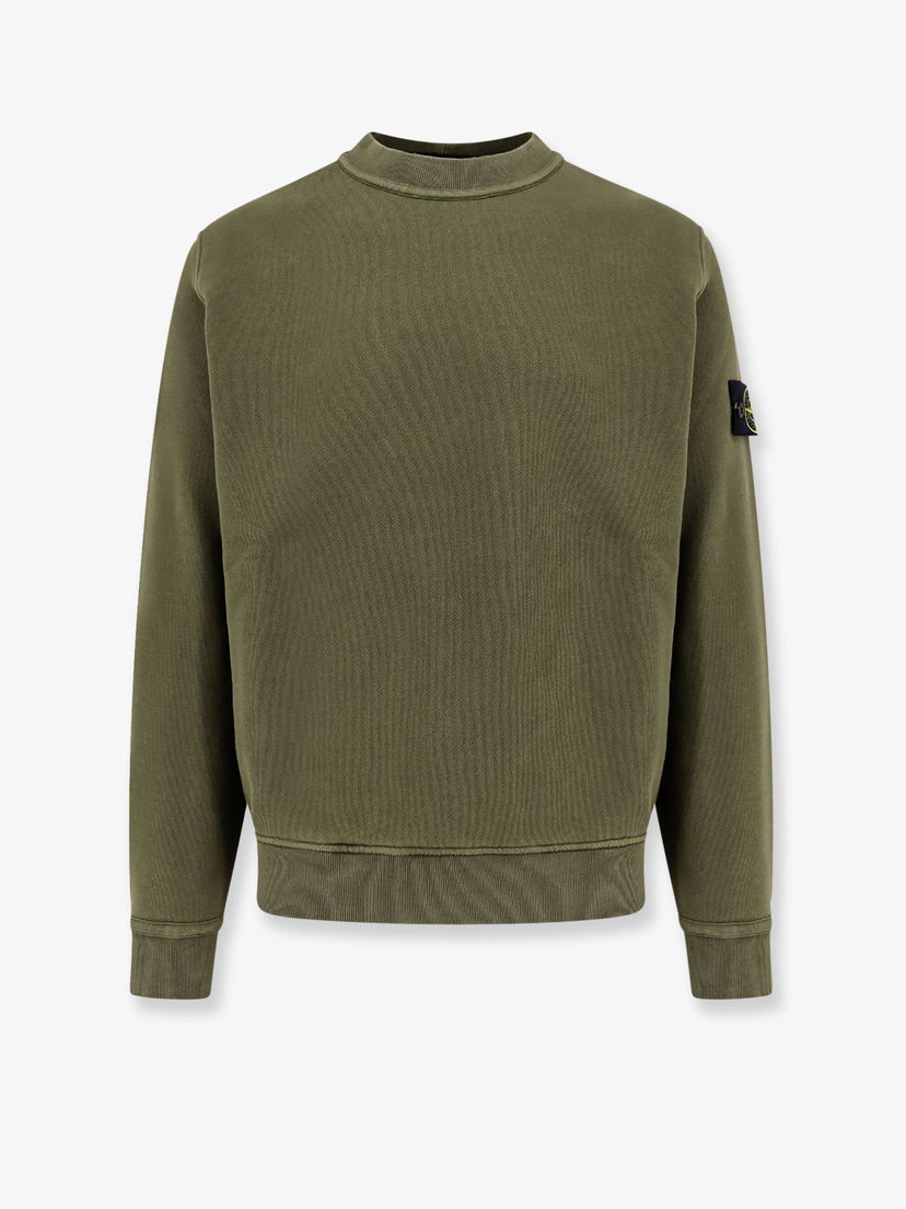 Суитчър Stone Island Sweatshirt Crewneck Зелено | 811561241V0159