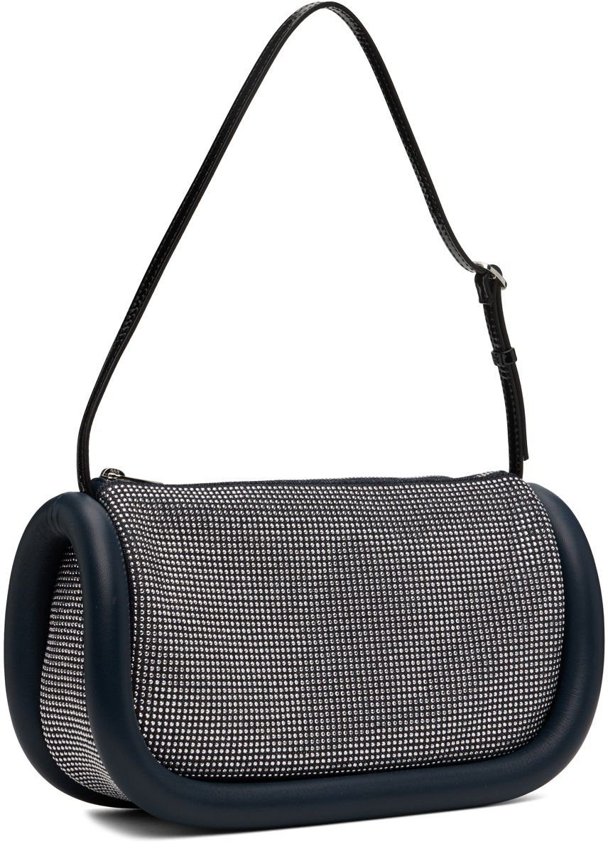 Чанта през рамо JW Anderson JW Anderson Bumper 15 Crystal-Embellished Shoulder Bag Тъмно синьо | HB0524-FA0274, 1