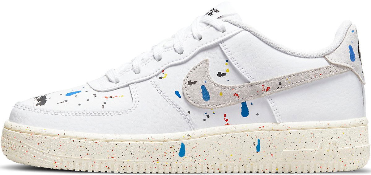 Кецове и обувки Nike Air Force 1 LV8 3 GS Бяло | dj2598-100, 1