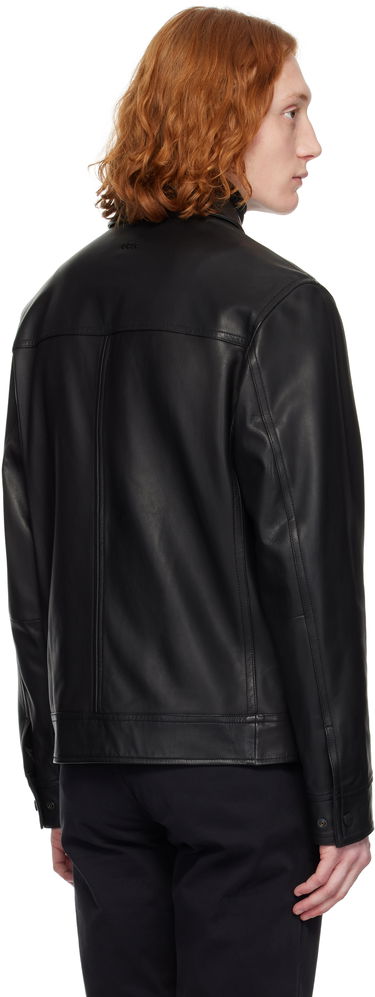 Яке BOSS BOSS Sheepskin Leather Jacket Черно | 50530256, 2
