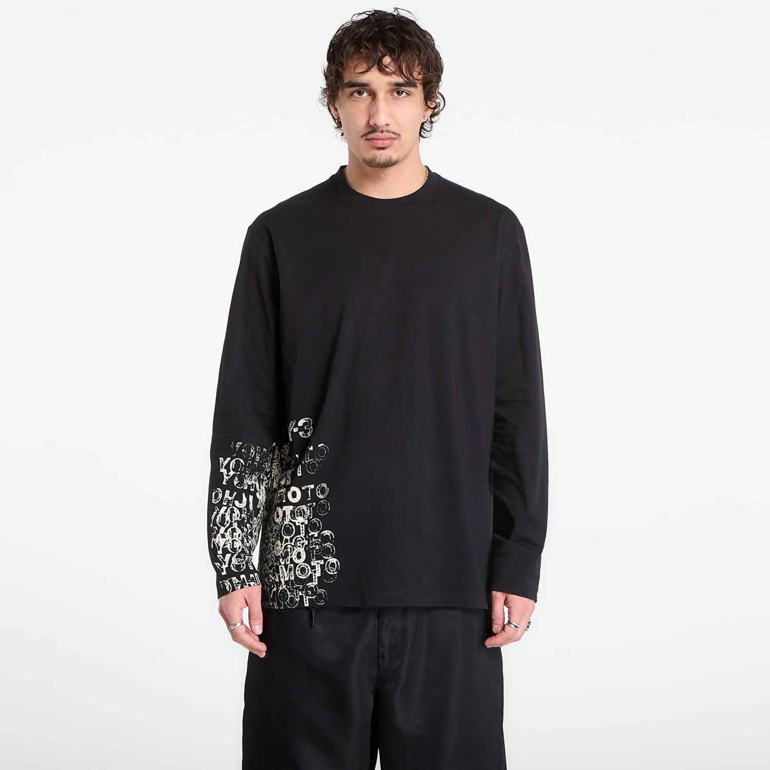 Тениска Y-3 Y-3 Gfx Long Sleeve T-Shirt XL Черно | KR2239, 0