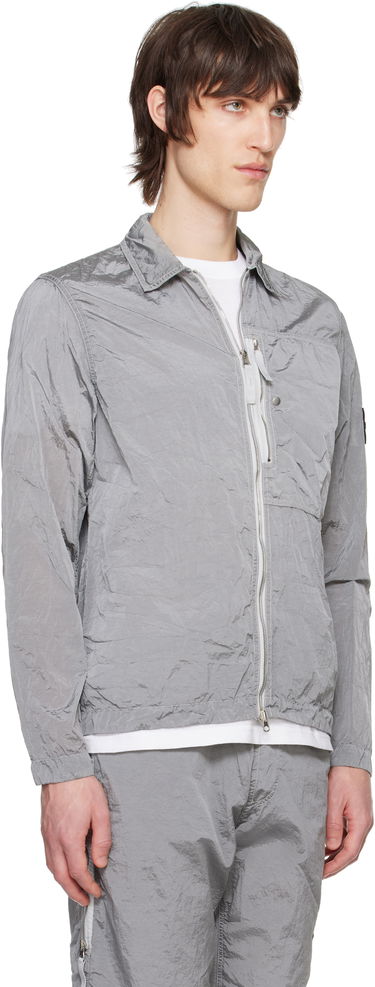 Ветровка Stone Island Stone Island Regenerated Nylon Metal ECONYL Overshirt Сиво | K1S15 1200005 S0019, 1