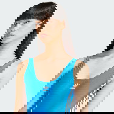 Бански adidas Originals Adicolor 3-Stripes Swimsuit Синьо | IR9924, 5