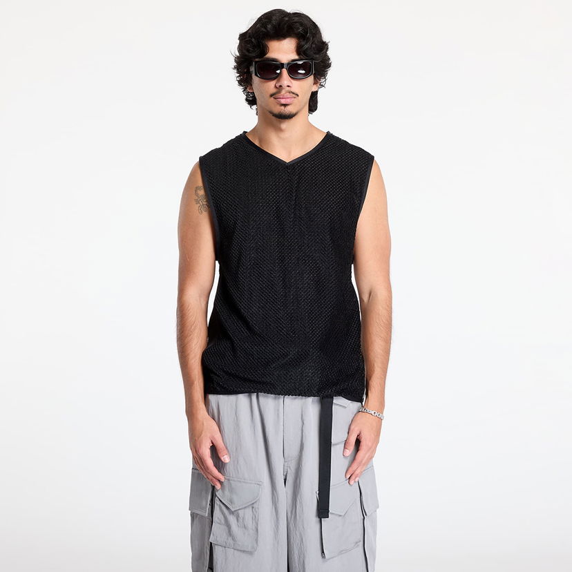 Жилетка Y-3 Waffle Warpknit Vest Черно | IW7501